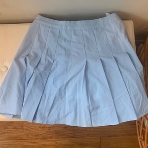 Alter’d State baby blue preppy pleated skort sz S
